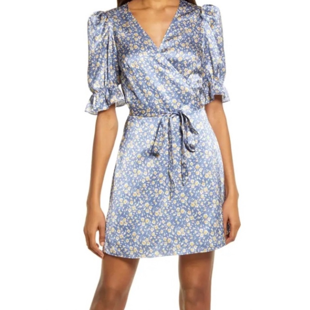 Reformation Giorgia Wrap Dress – Wildflower Print